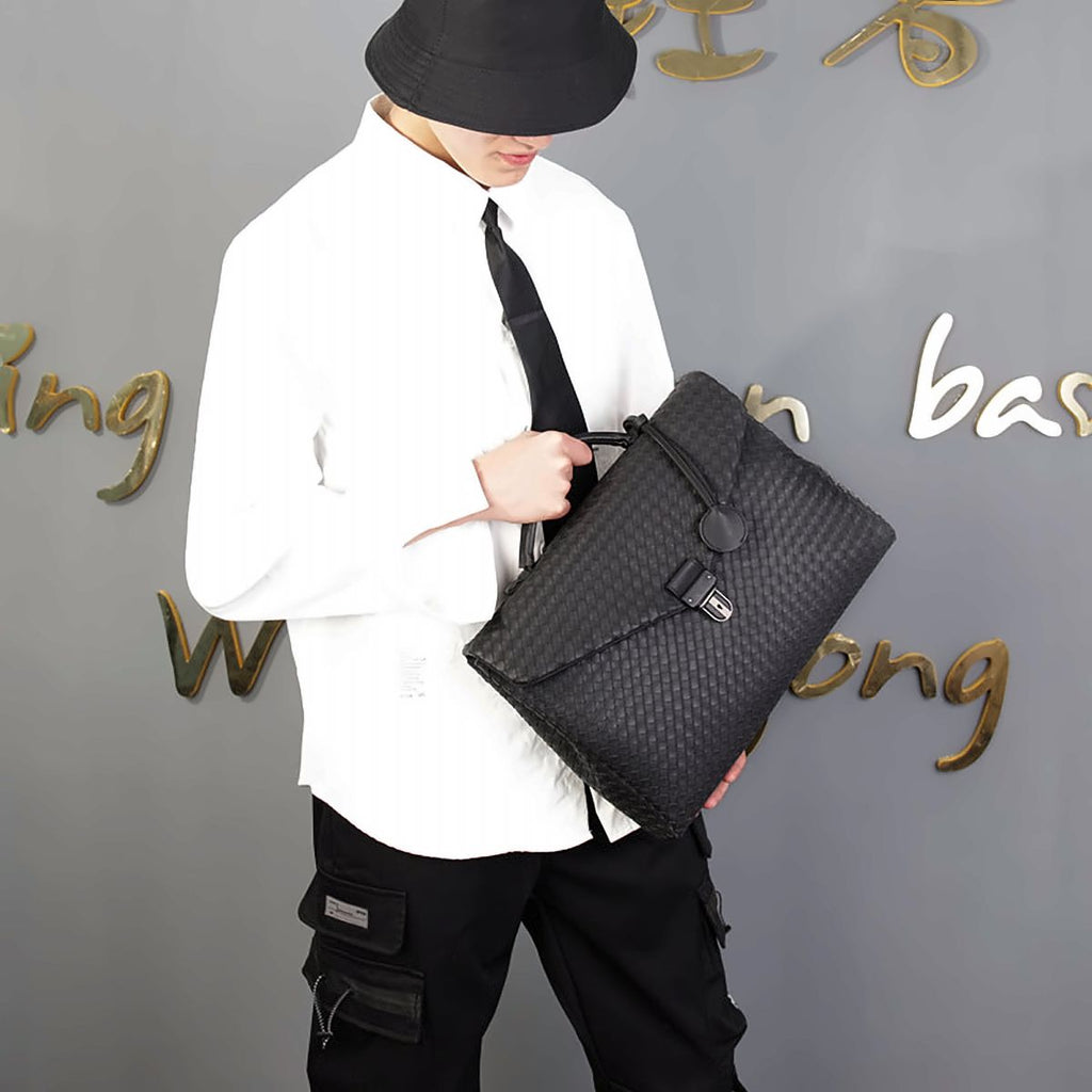 Wexford Men's Woven Flap Bag – view 4