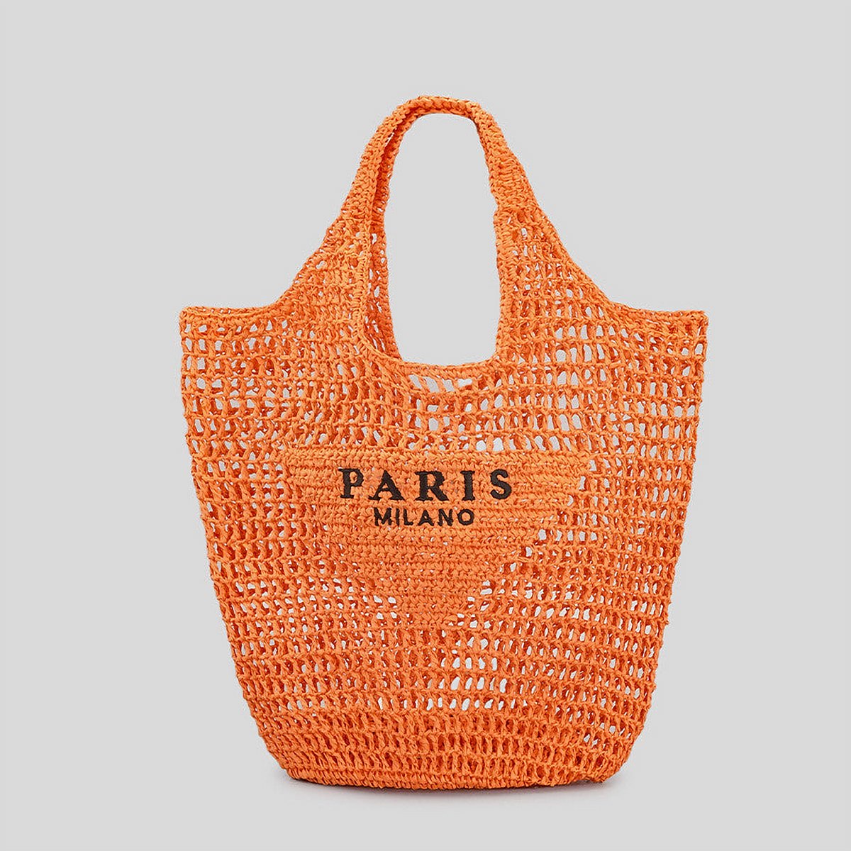 Ischia Hollow-Woven Cotton Linen Tote – view 2