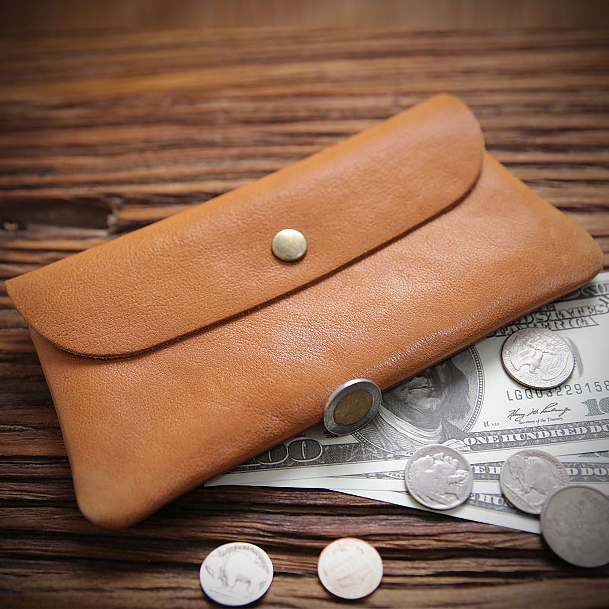 Hartley Men's Leather Long Wallet – view 4