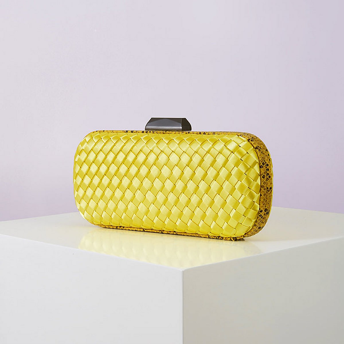 Zinnia Woven Silk Evening Bag – view 13
