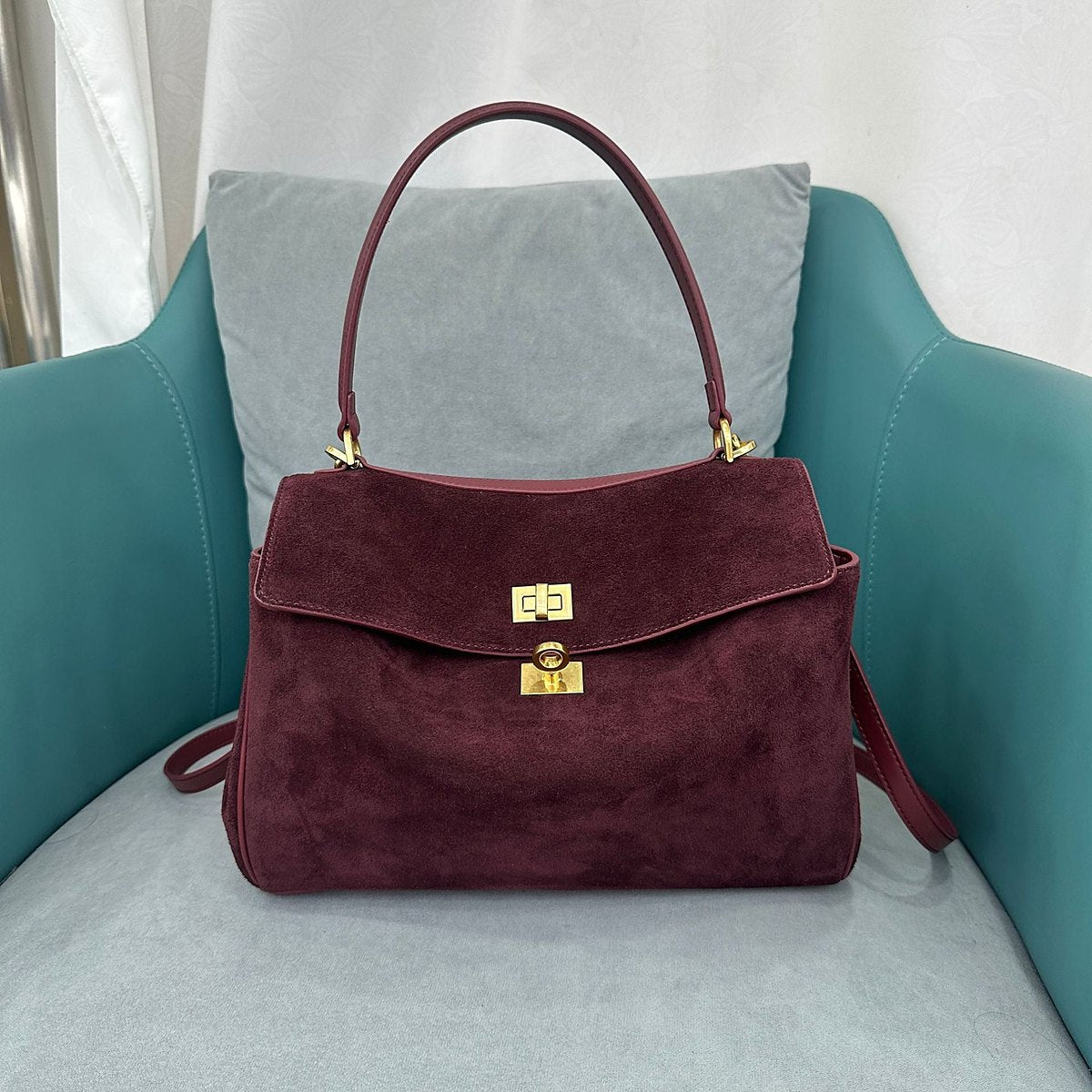 Vira Woven Leather Underarm Bag – view 4