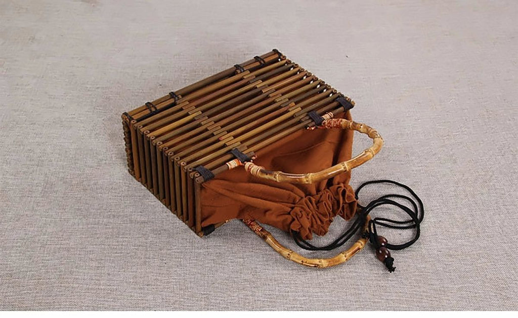 Kyoto Bamboo Woven Handbag – view 5