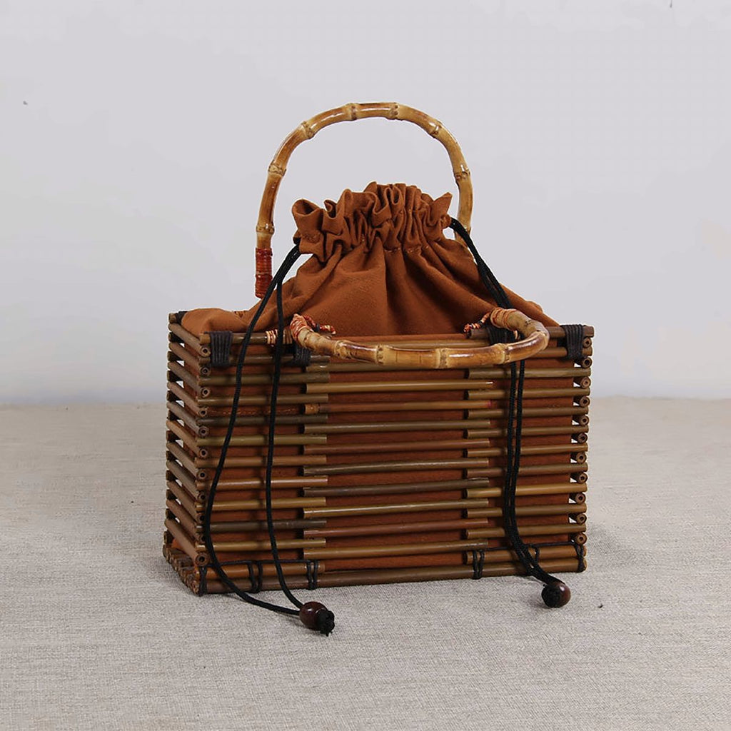 Kyoto Bamboo Woven Handbag – view 4