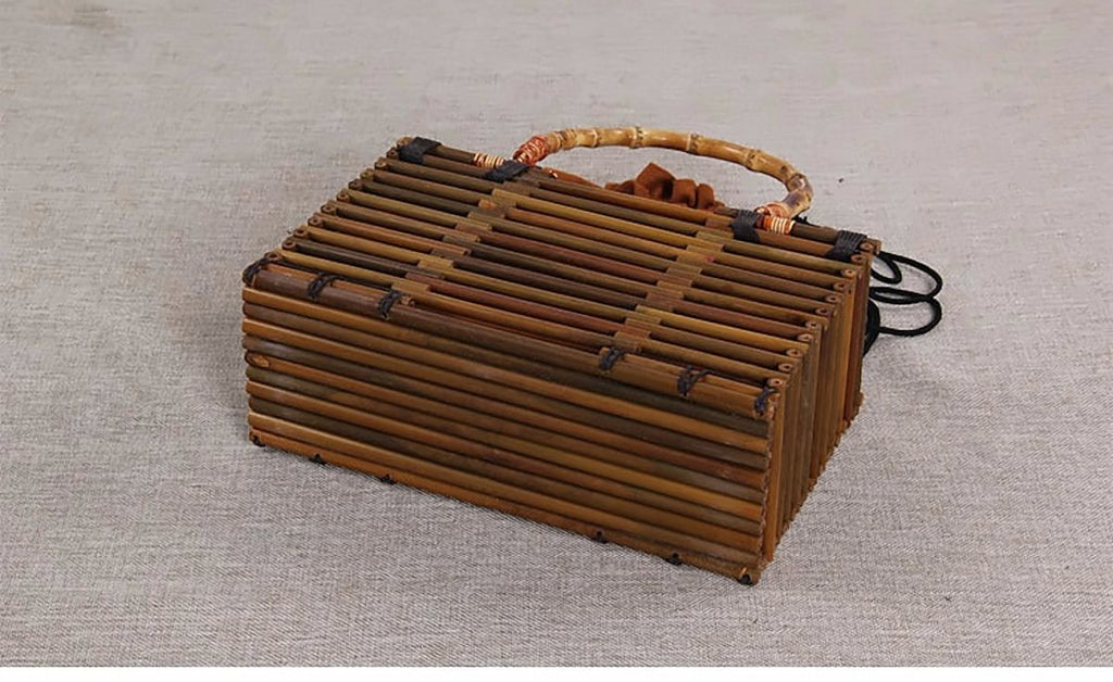 Kyoto Bamboo Woven Handbag – view 3