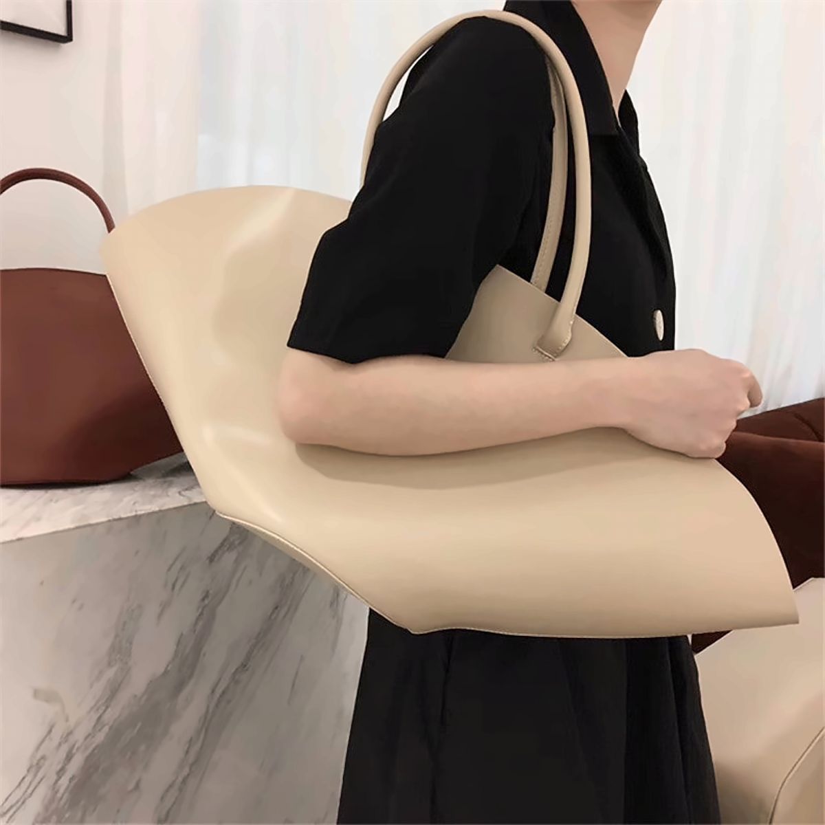 Arc Slouchy Shoulder Bag – view 2