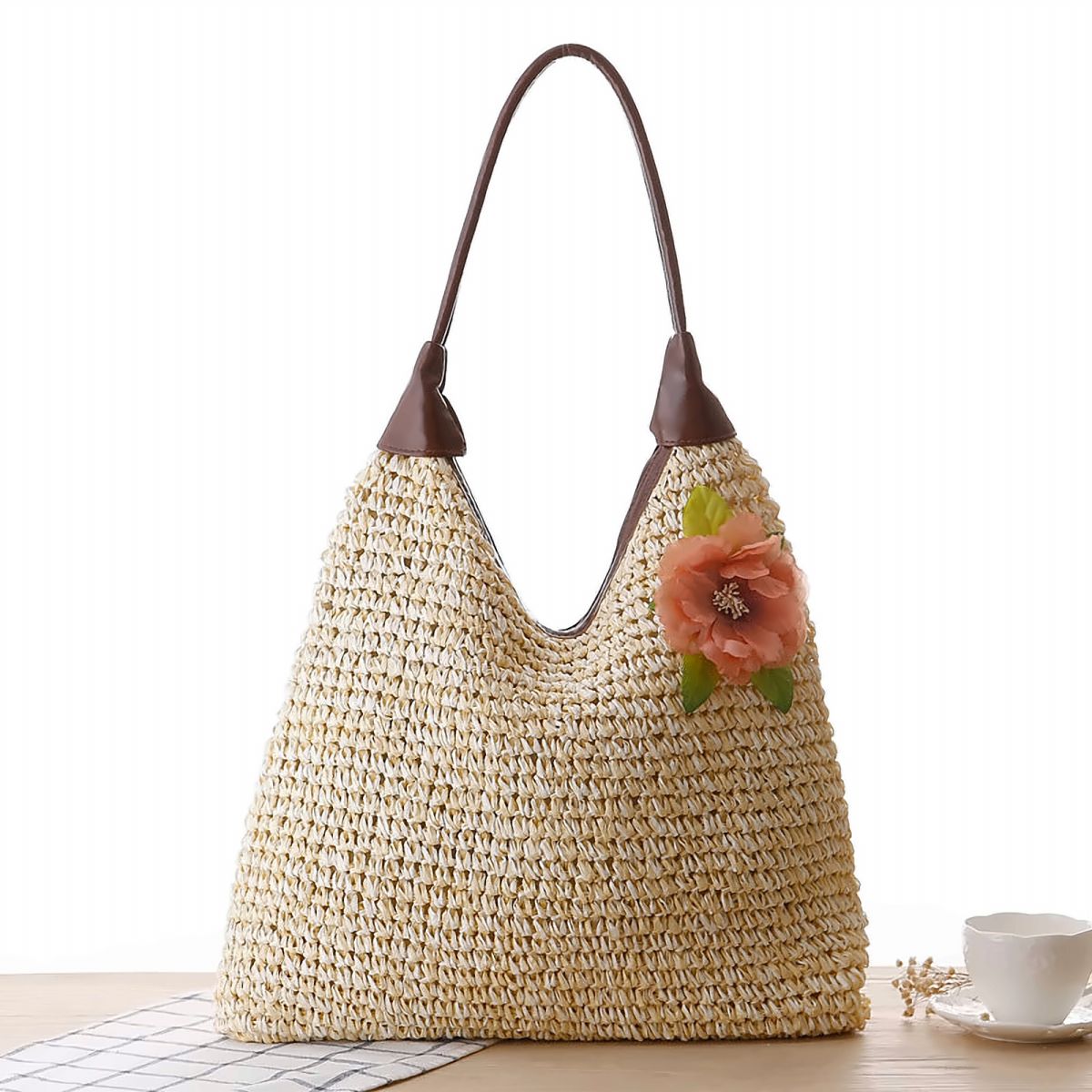 Meadow Straw Shoulder Bag – view 3