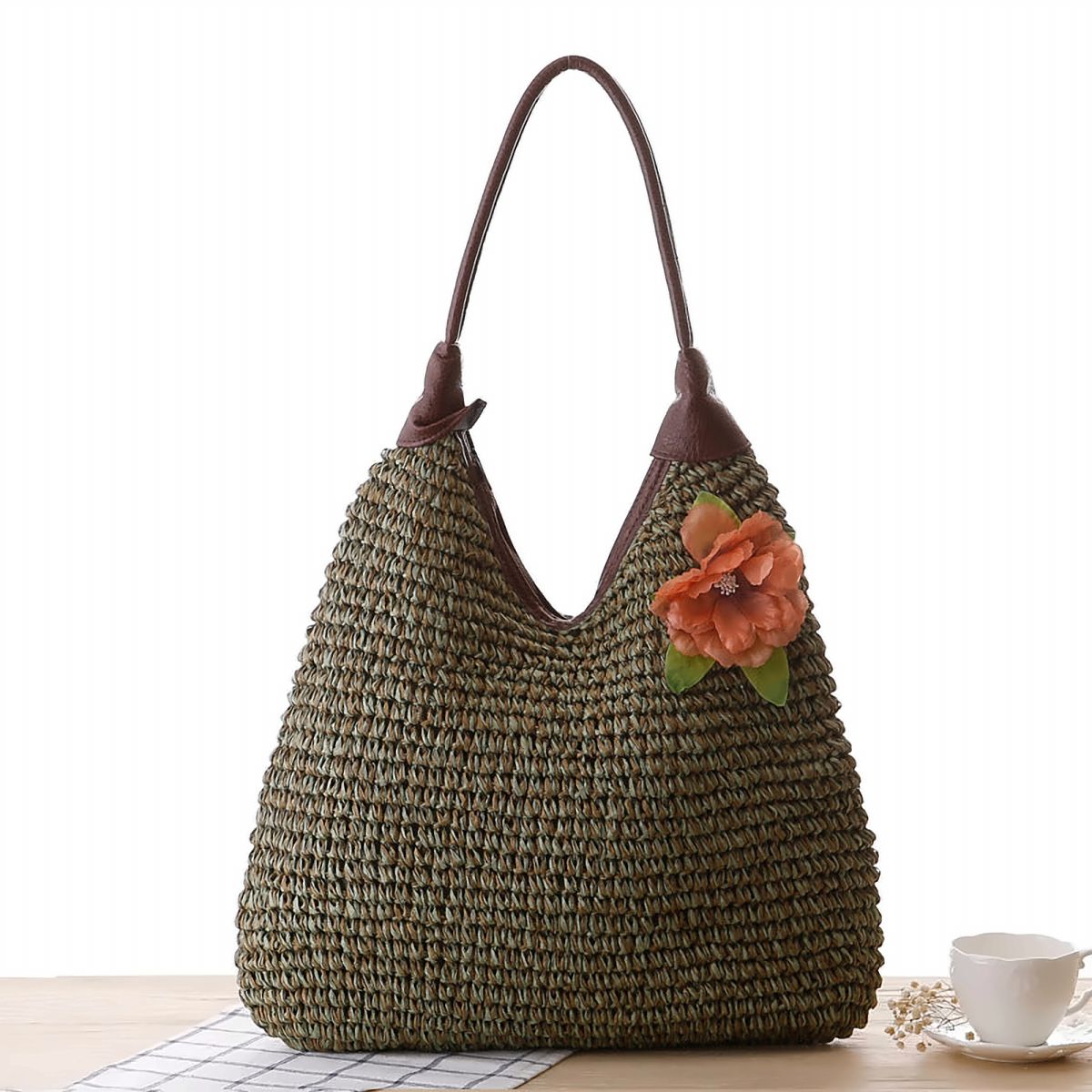 Meadow Straw Shoulder Bag – view 4