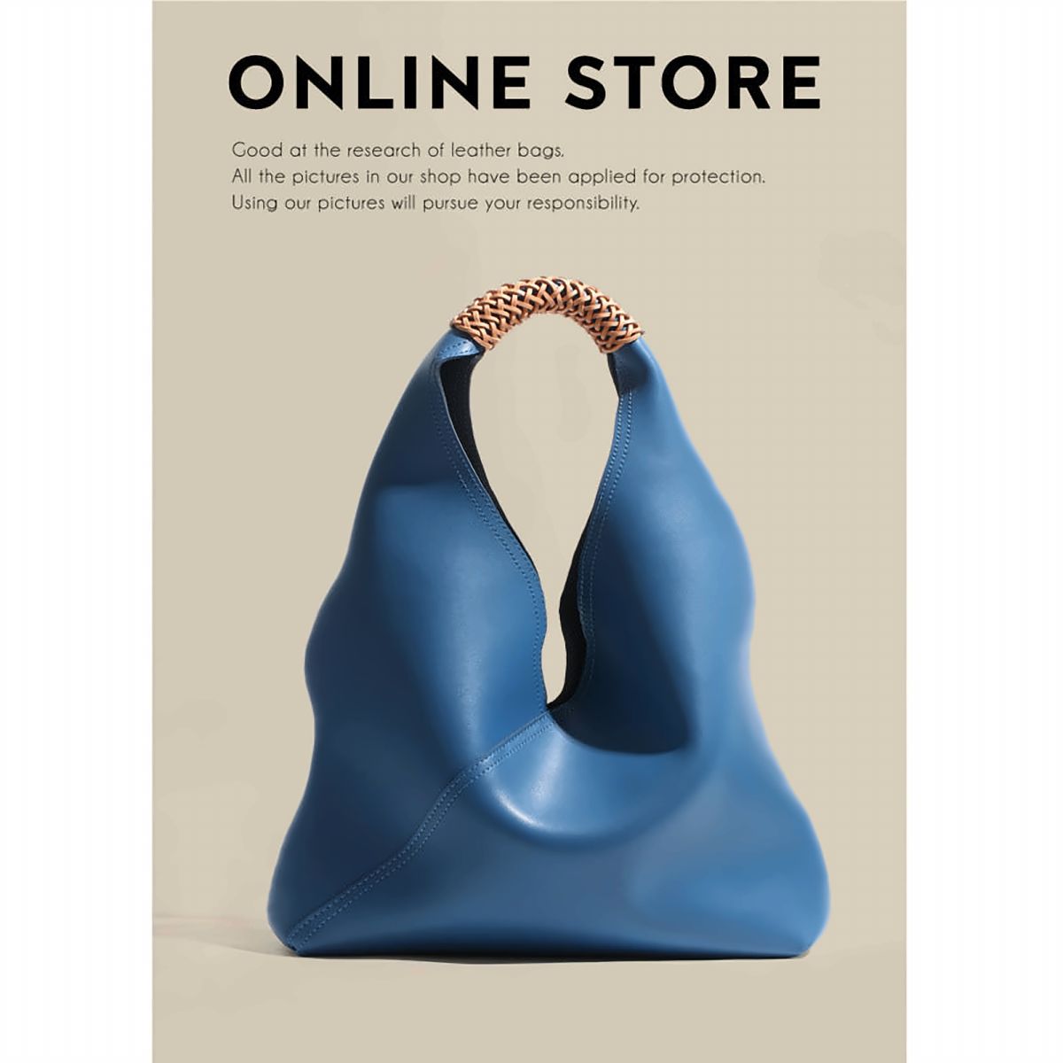 Nova Woven Leather Tote – view 5