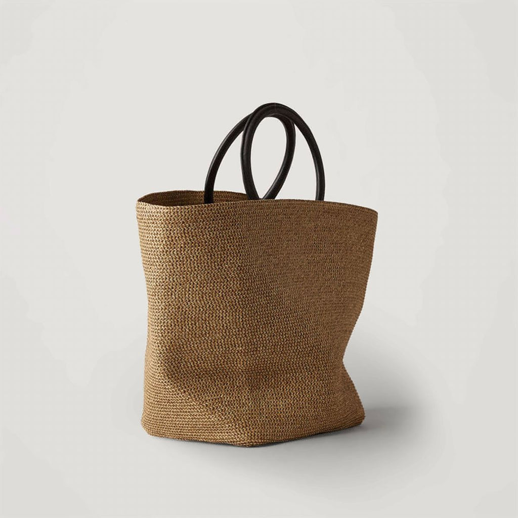 Sol Woven-Look Beach Tote – view 1