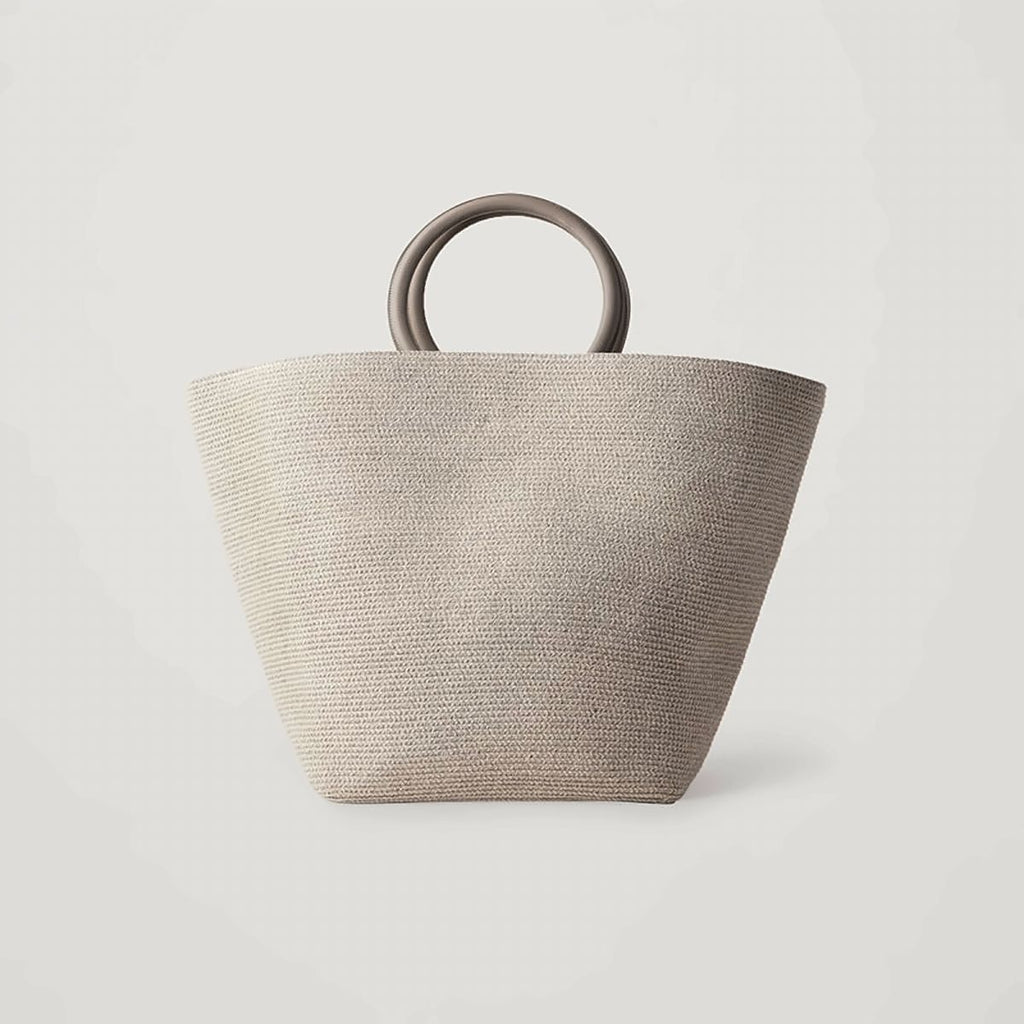 Sol Woven-Look Beach Tote – view 2