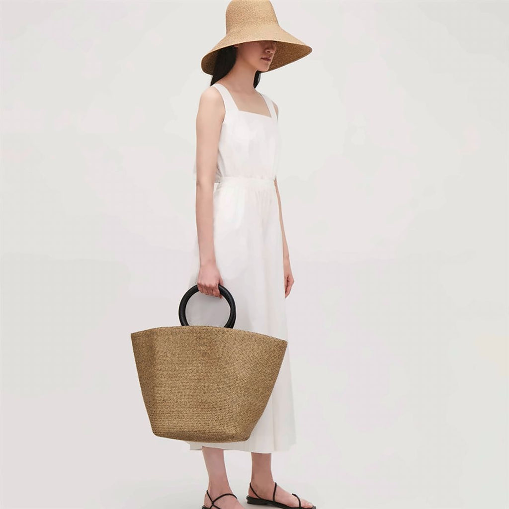 Sol Woven-Look Beach Tote – view 5