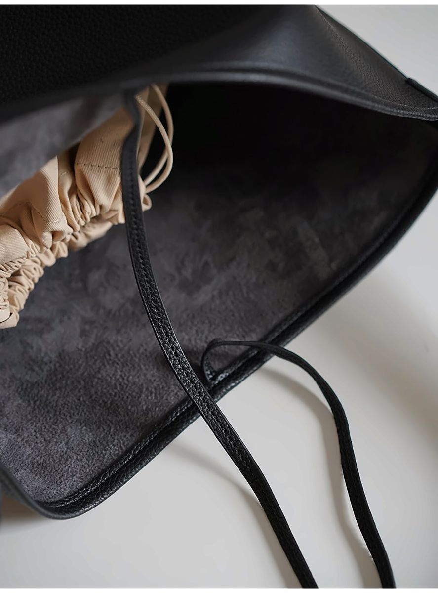 Haven Pebbled Bucket Bag – view 7