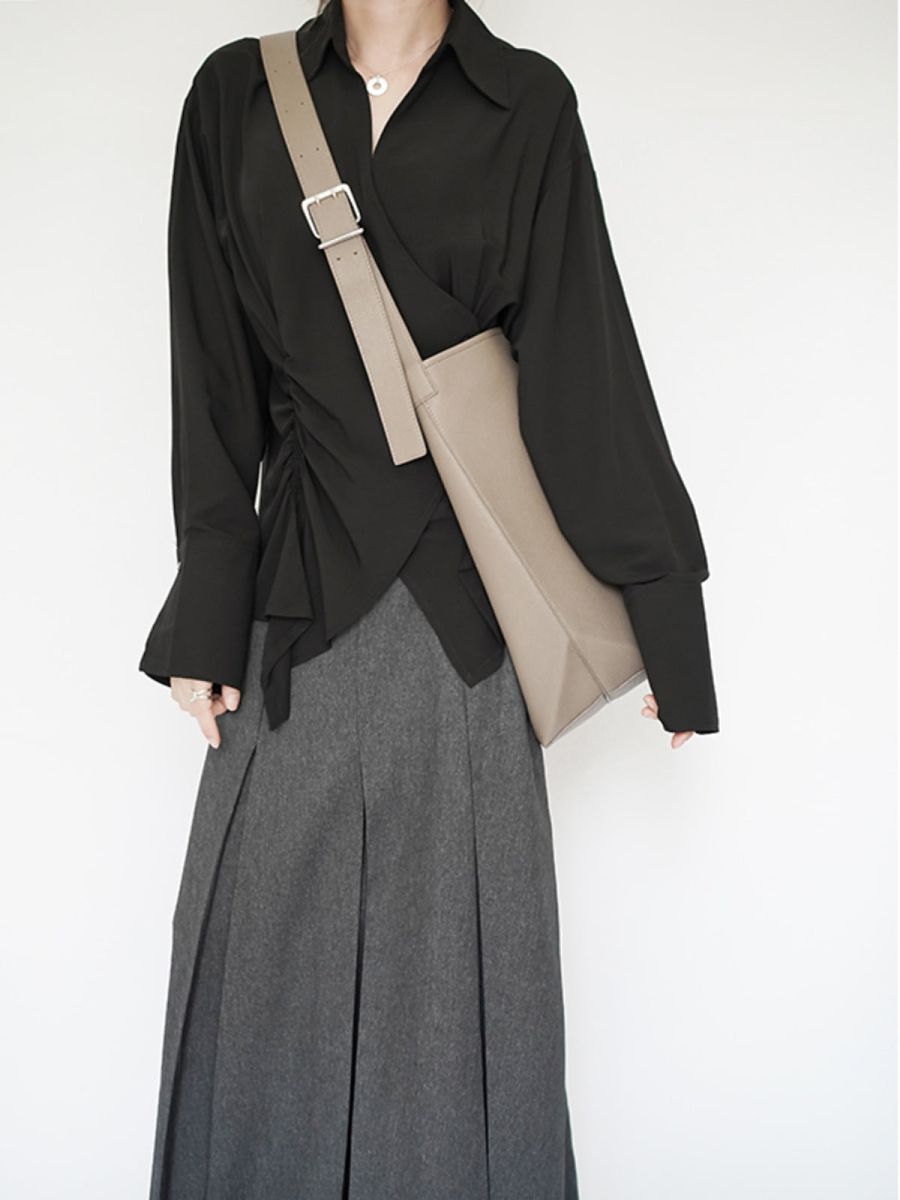 Haven Pebbled Bucket Bag – view 1