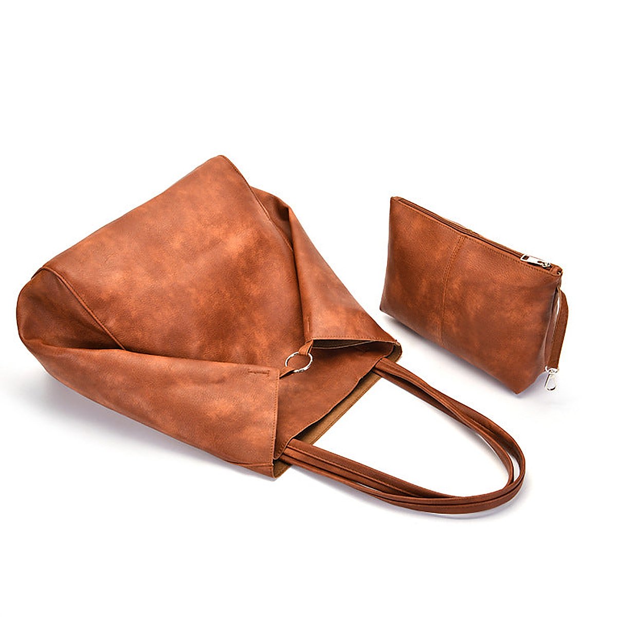 Wynn Soft Vegan Leather Bucket Shoulder Bag – view 10