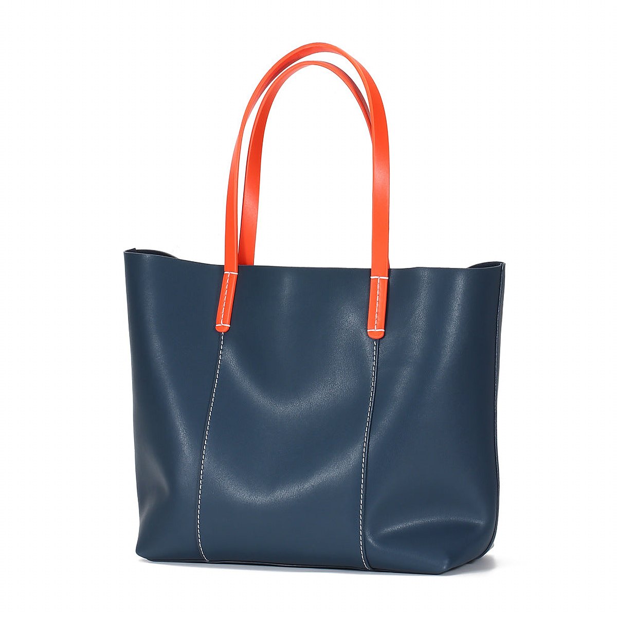 Nadia Contrast Leather Top Handle Bag – view 5