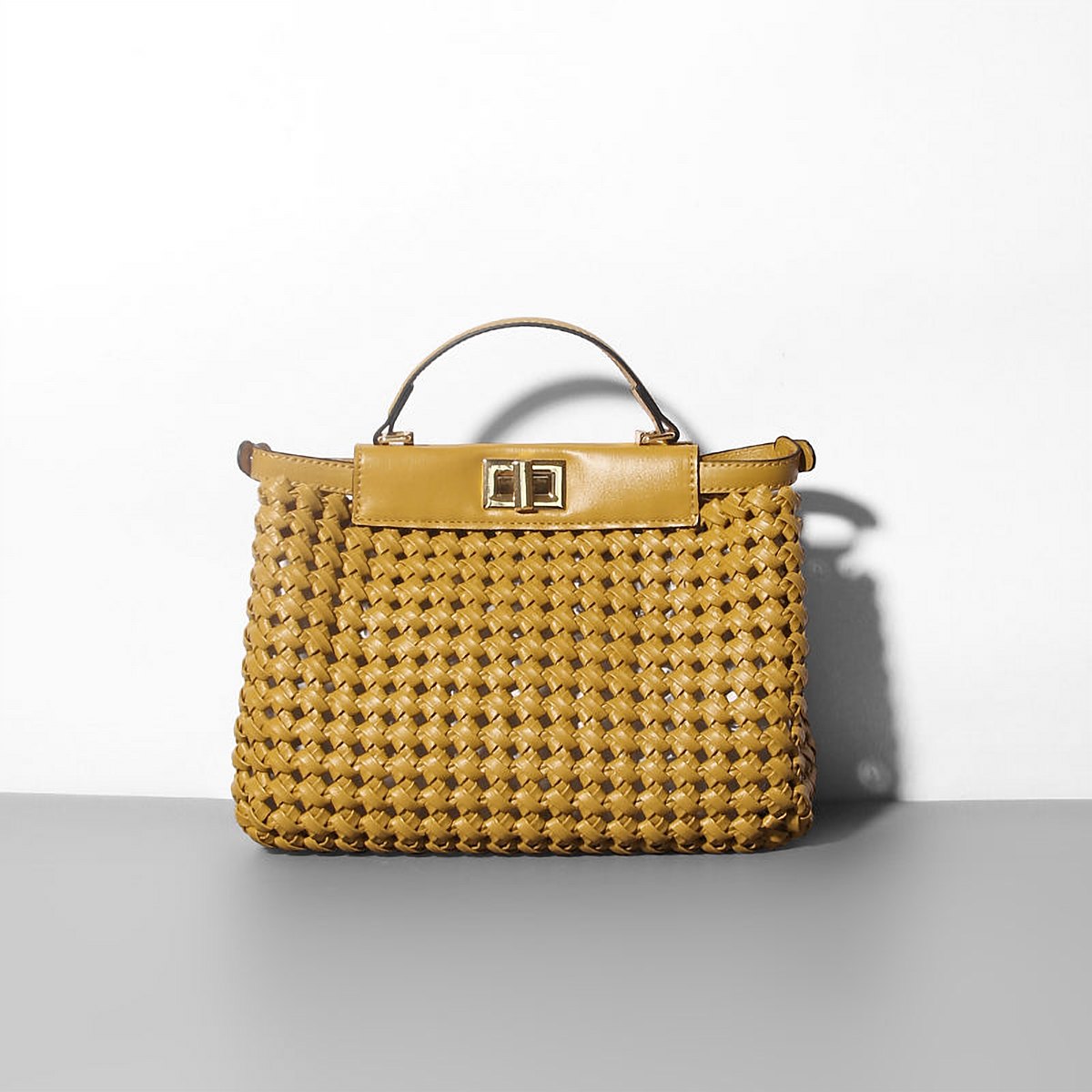 Livia Cutout Leather Shoulder Bag – view 4