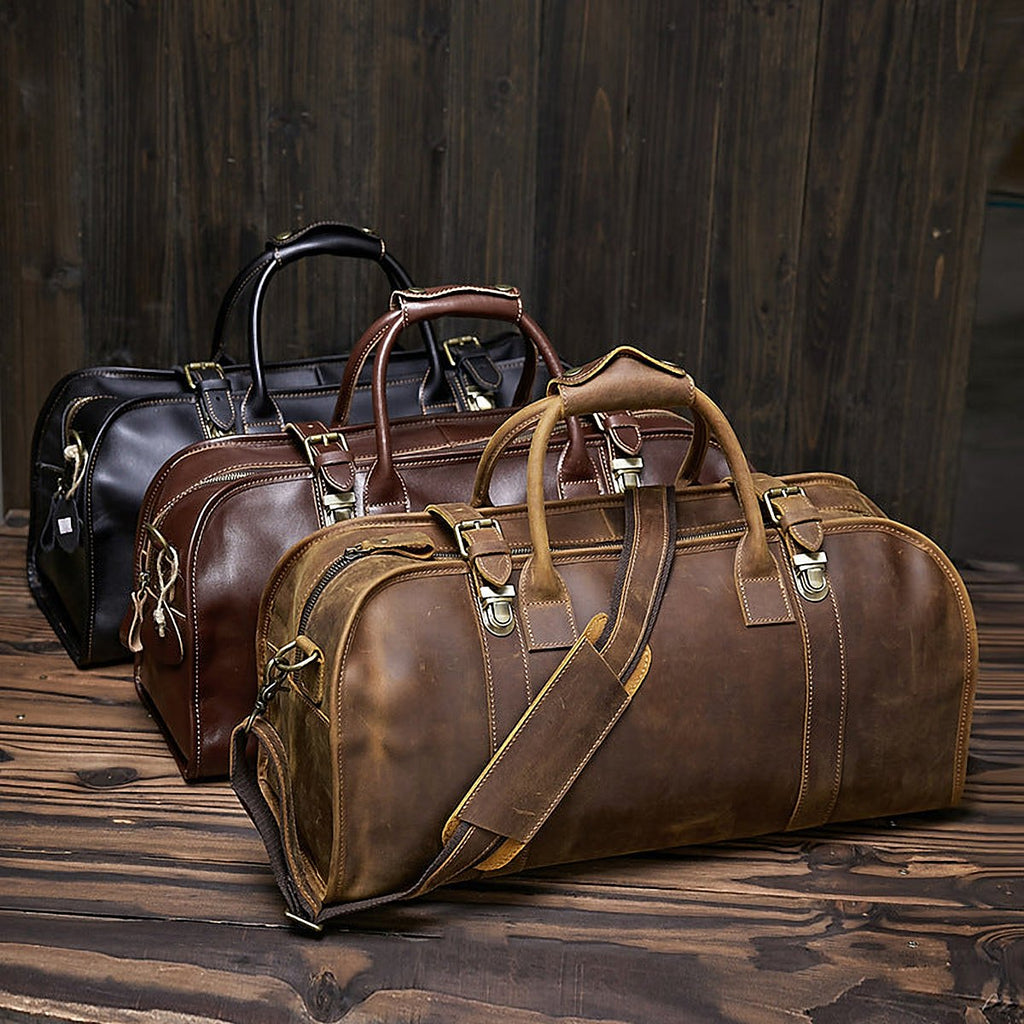 Sorrento Leather Weekender Bag – view 1