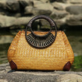 Sienna Hand-Woven Rattan Handbag – view 3