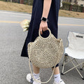 Saffron Woven Straw Shoulder Bag – view 7