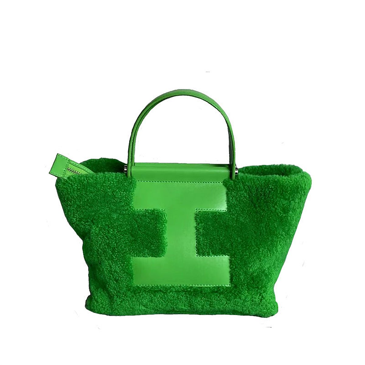 Solveig Wool & Leather Shoulder Bag – view 6