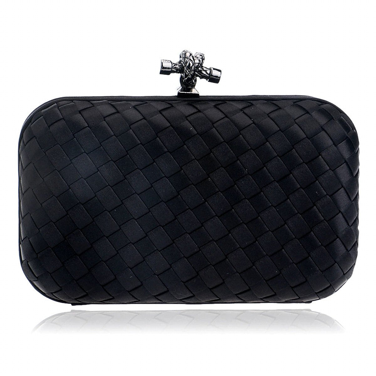 Zinnia Woven Silk Evening Bag – view 10