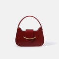 Fiorella Red Leather Top Handle Bag – view 2