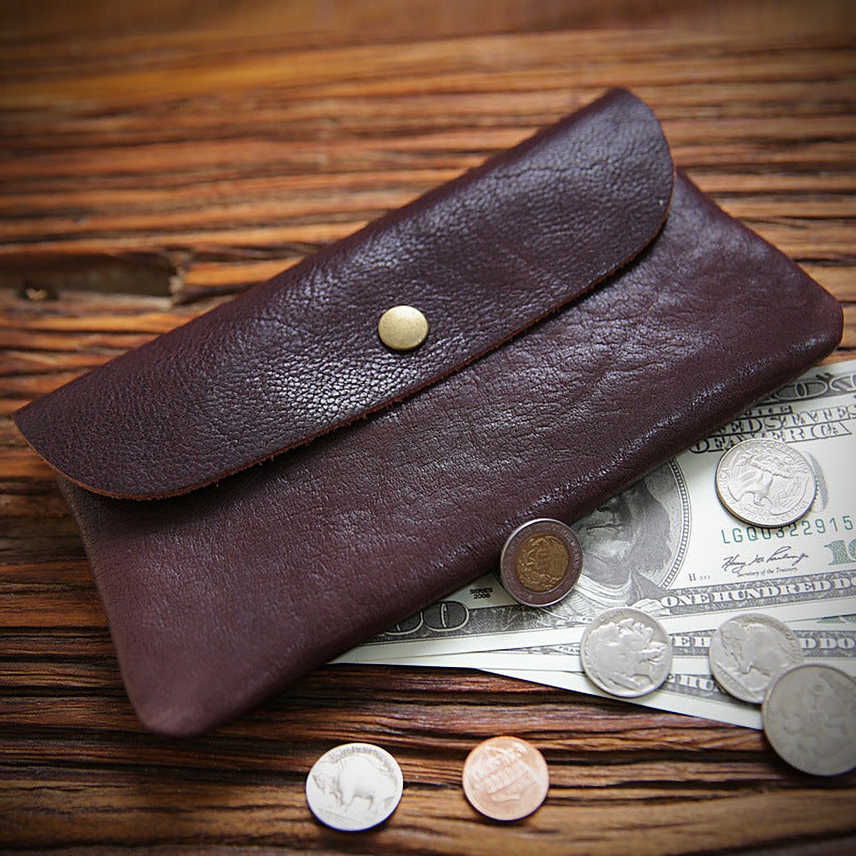Hartley Men's Leather Long Wallet – view 5