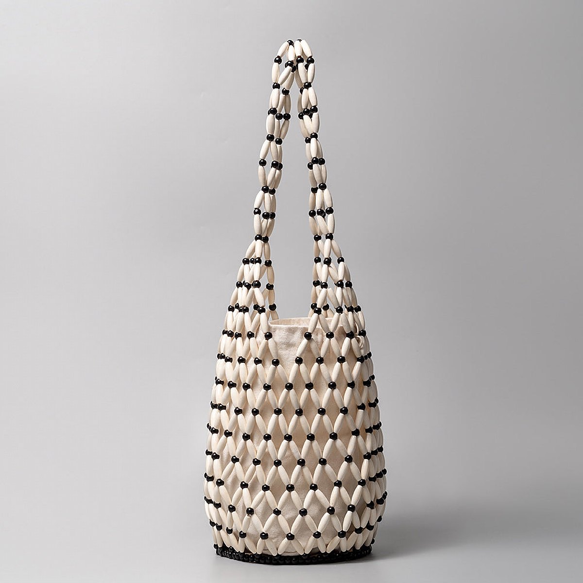 Wisteria Beaded Wood Cylinder Bag – view 8