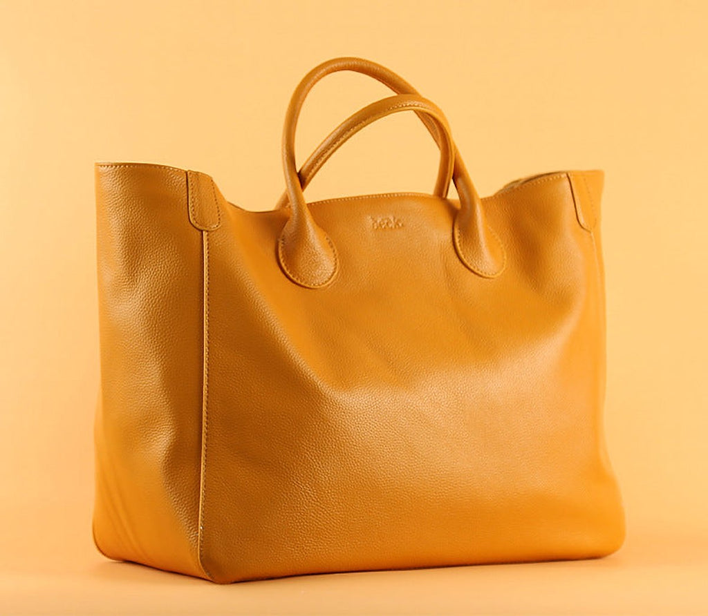 Kensington Cowhide Leather Tote Bag – view 3