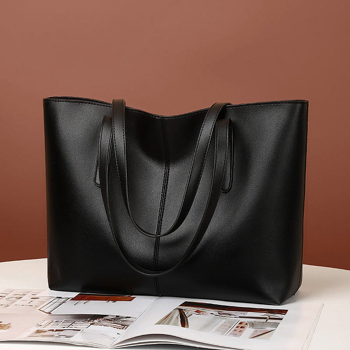 Verona Vegan Leather Shoulder Bag – view 10