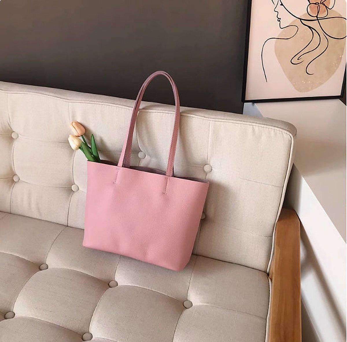 Corsica Lightweight Cowhide Mini Tote – view 2