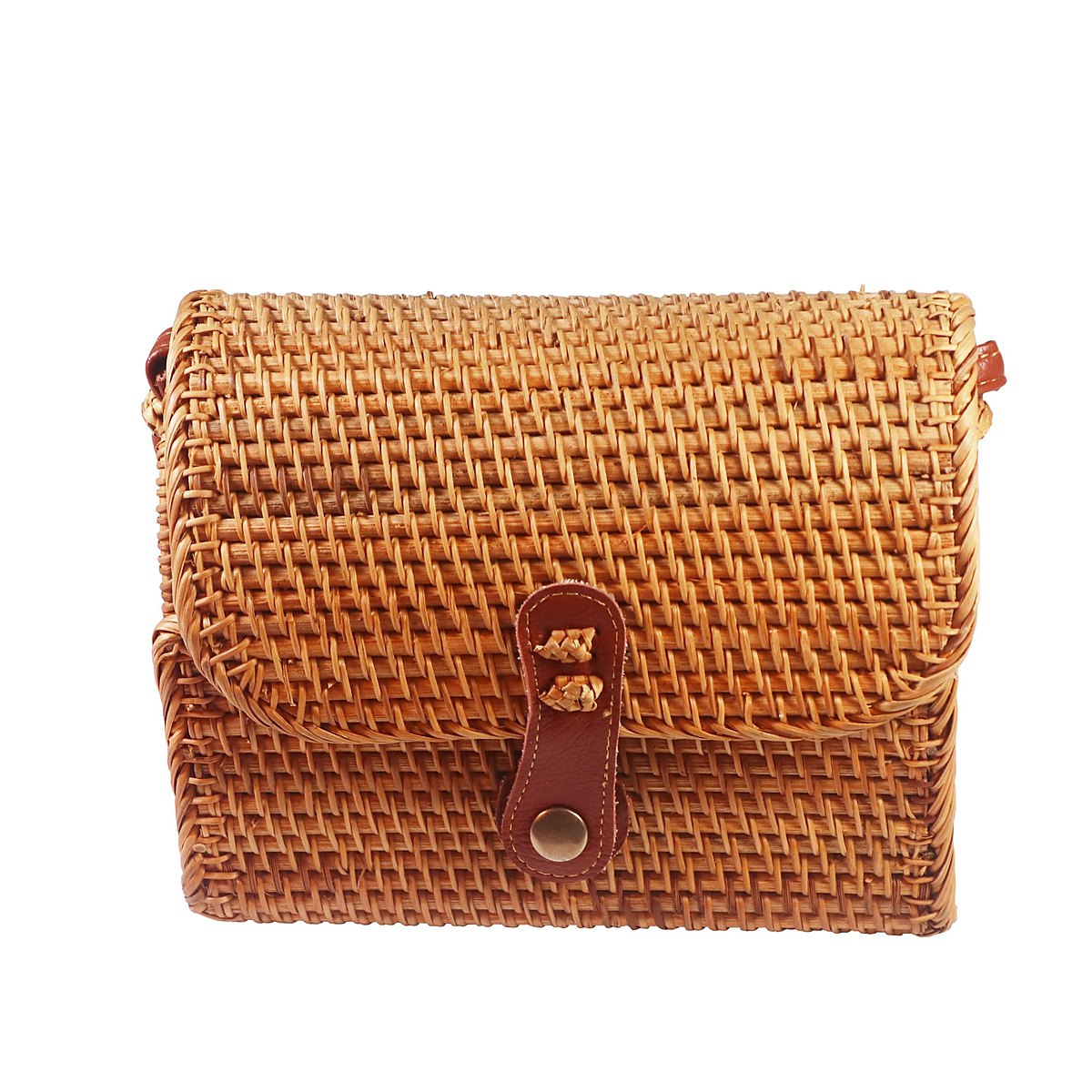 Ithaca Rattan Woven Crossbody Bag – view 2