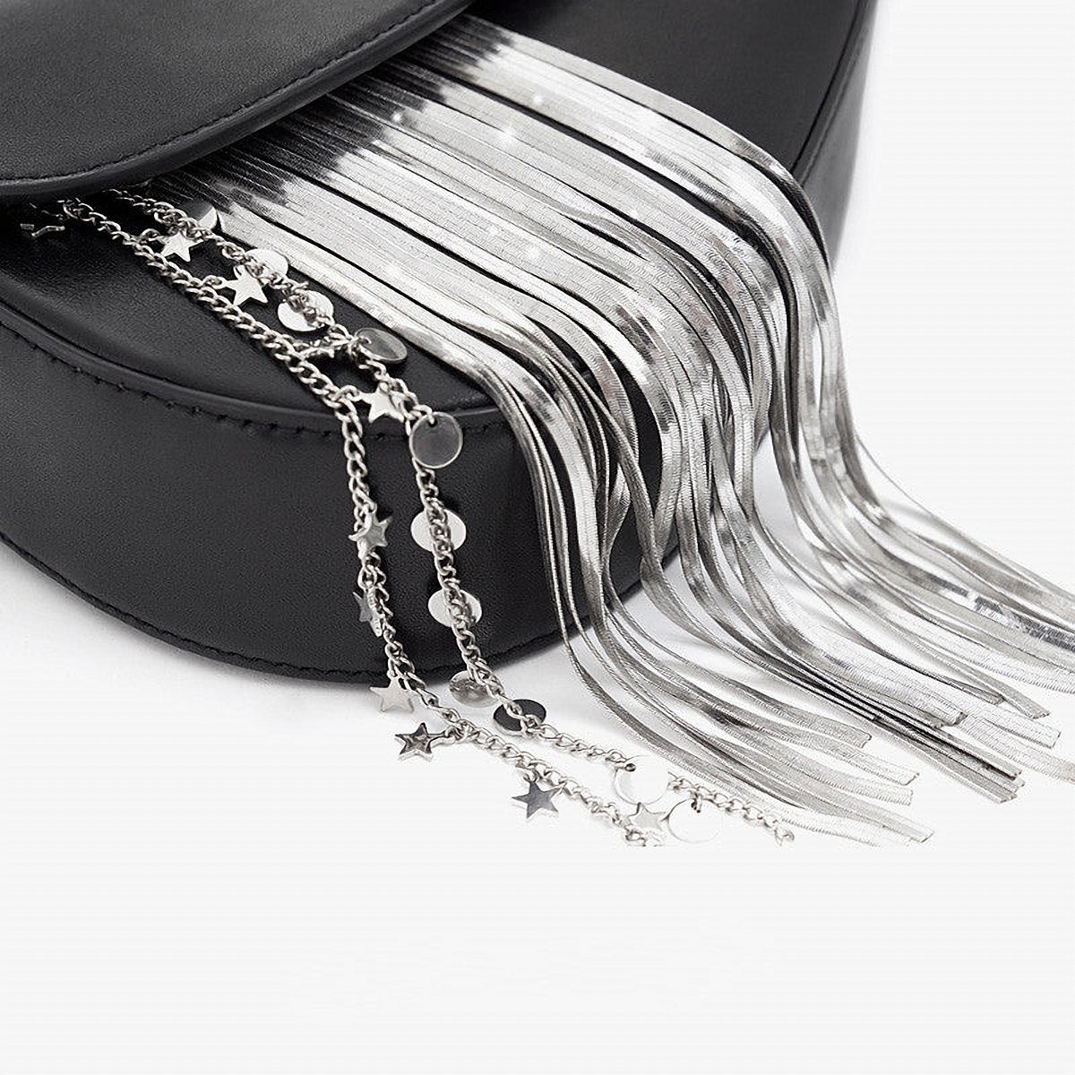 Mistral Tassel Leather Shoulder Bag – view 4