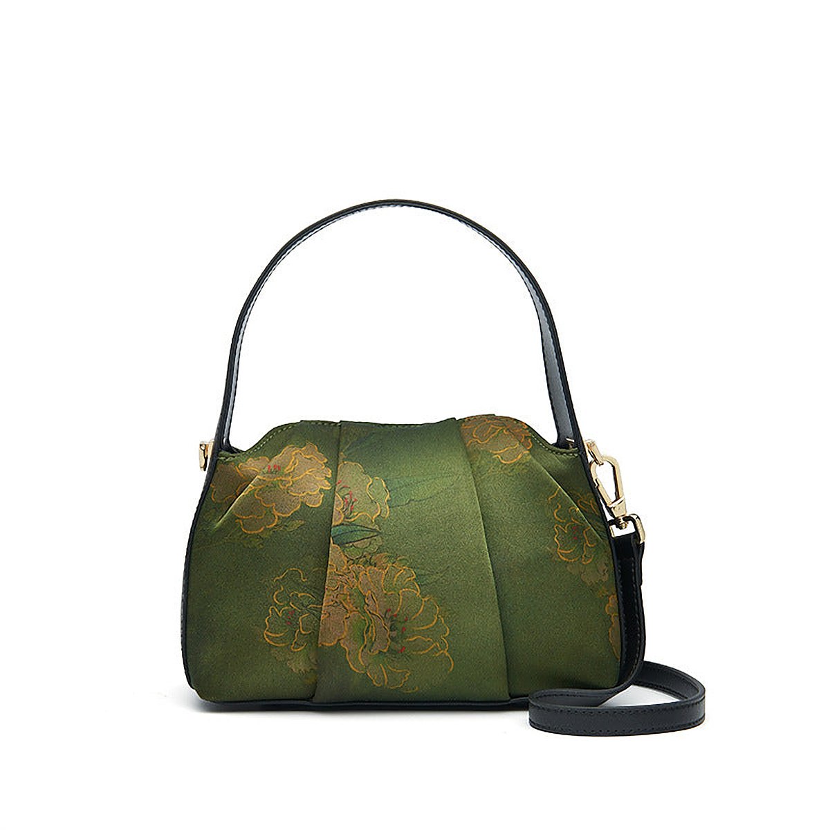 Tamar Printed Silk Messenger Bag – view 4