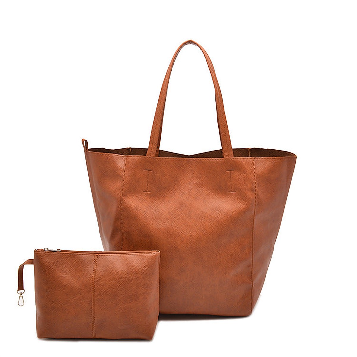 Wynn Soft Vegan Leather Bucket Shoulder Bag – view 3