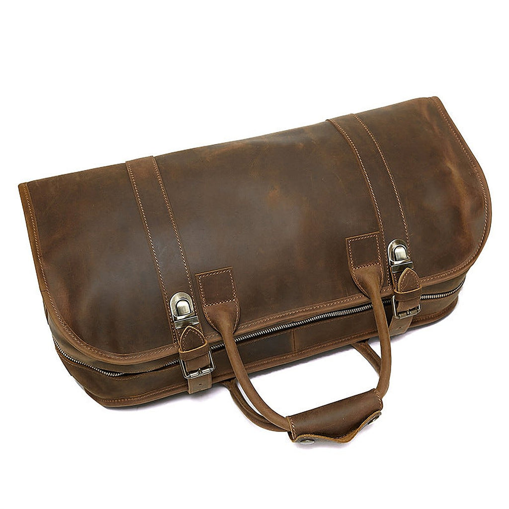 Sorrento Leather Weekender Bag – view 3