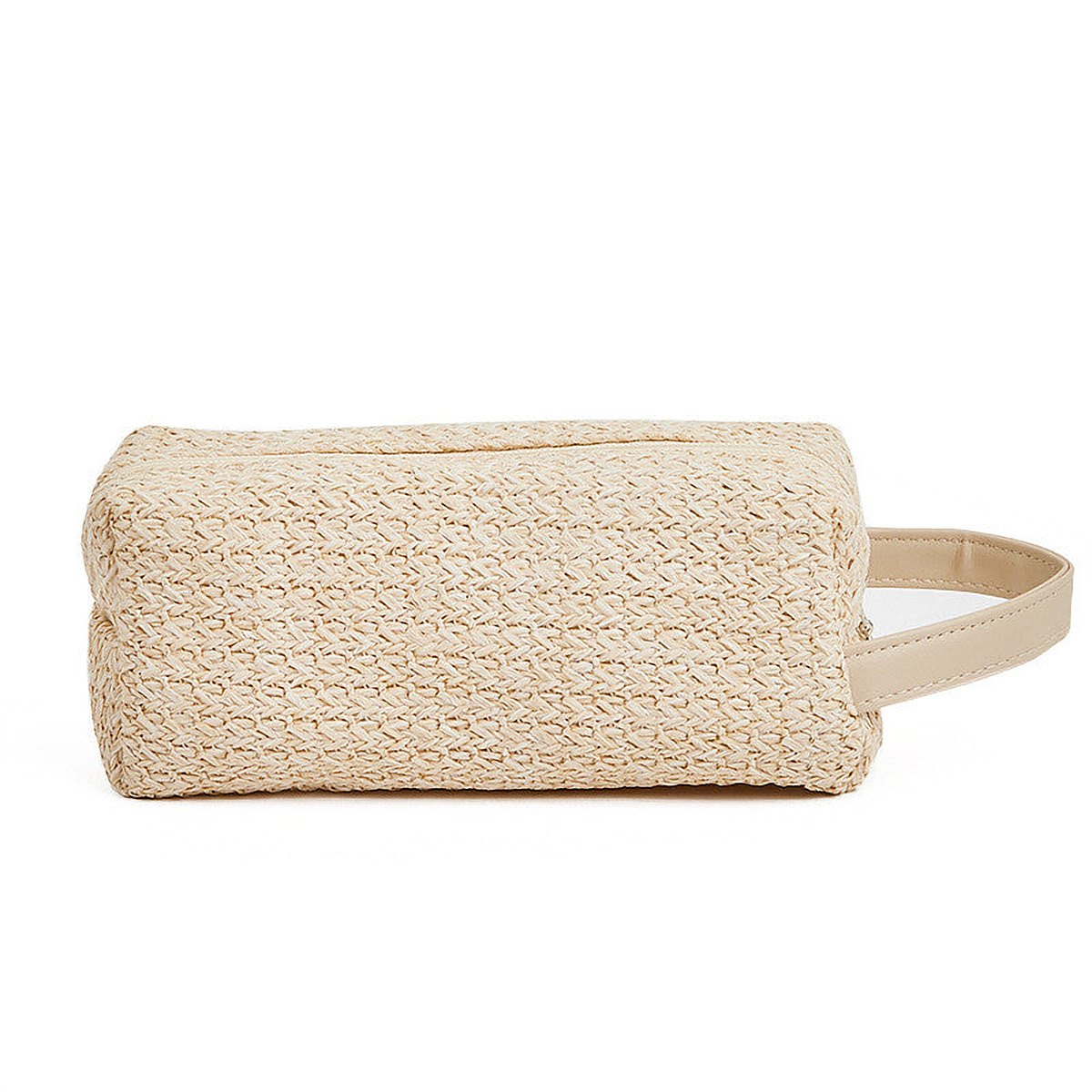 Kalia Woven Straw Cosmetic Pouch – view 4