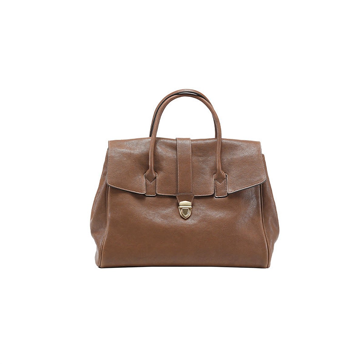 Winthrop Vegetable-Tanned Leather Shoulder Bag – view 6