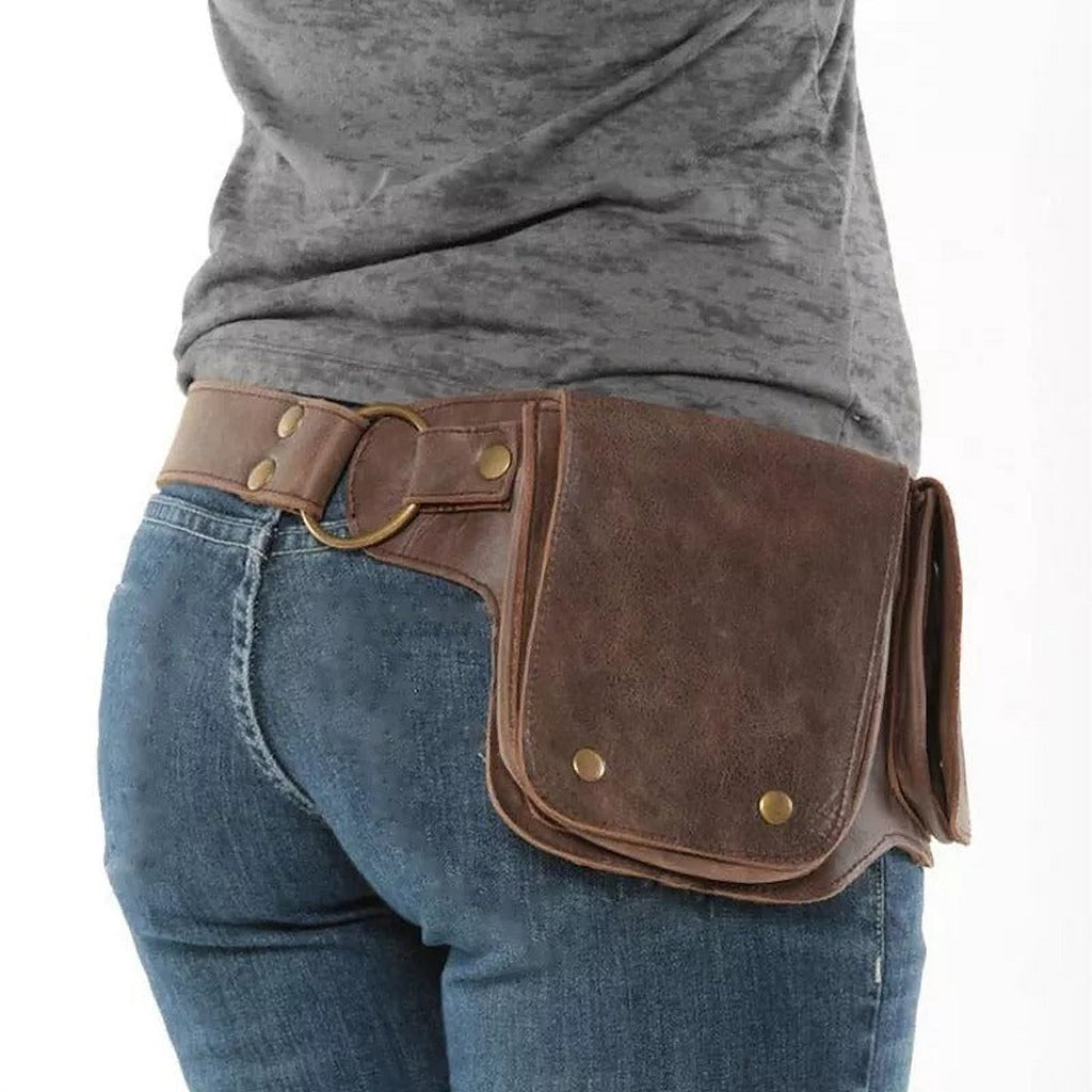Zephyr Vegan Leather Flap Belt Bag – view 7