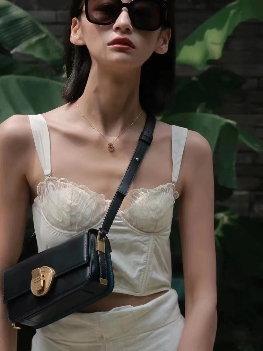 Iris Soft Vegan Leather Shoulder Bag – view 8