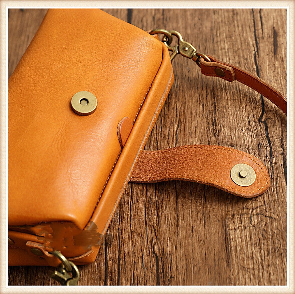 Medina Leather Mini Shoulder Bag – view 6