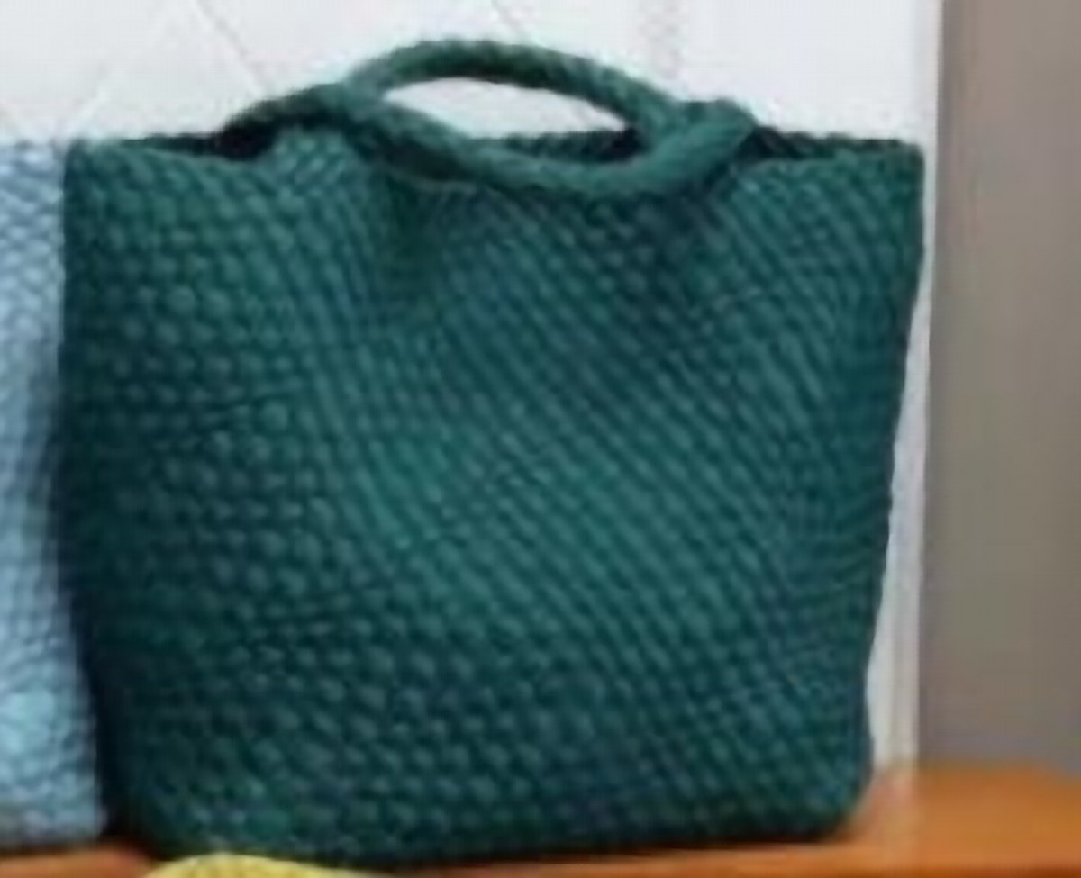 Lido Woven Vegan Leather Underarm Tote – view 6