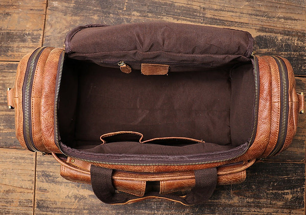 Ludlow Nubuck Leather Weekender – view 9