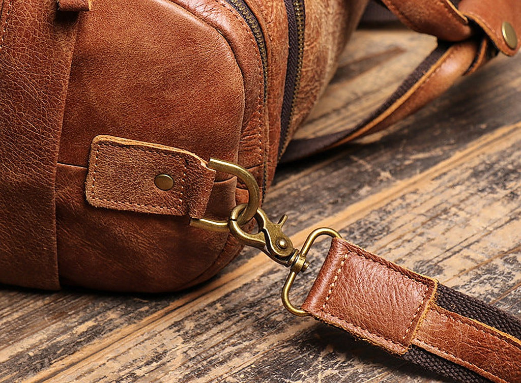 Ludlow Nubuck Leather Weekender – view 10