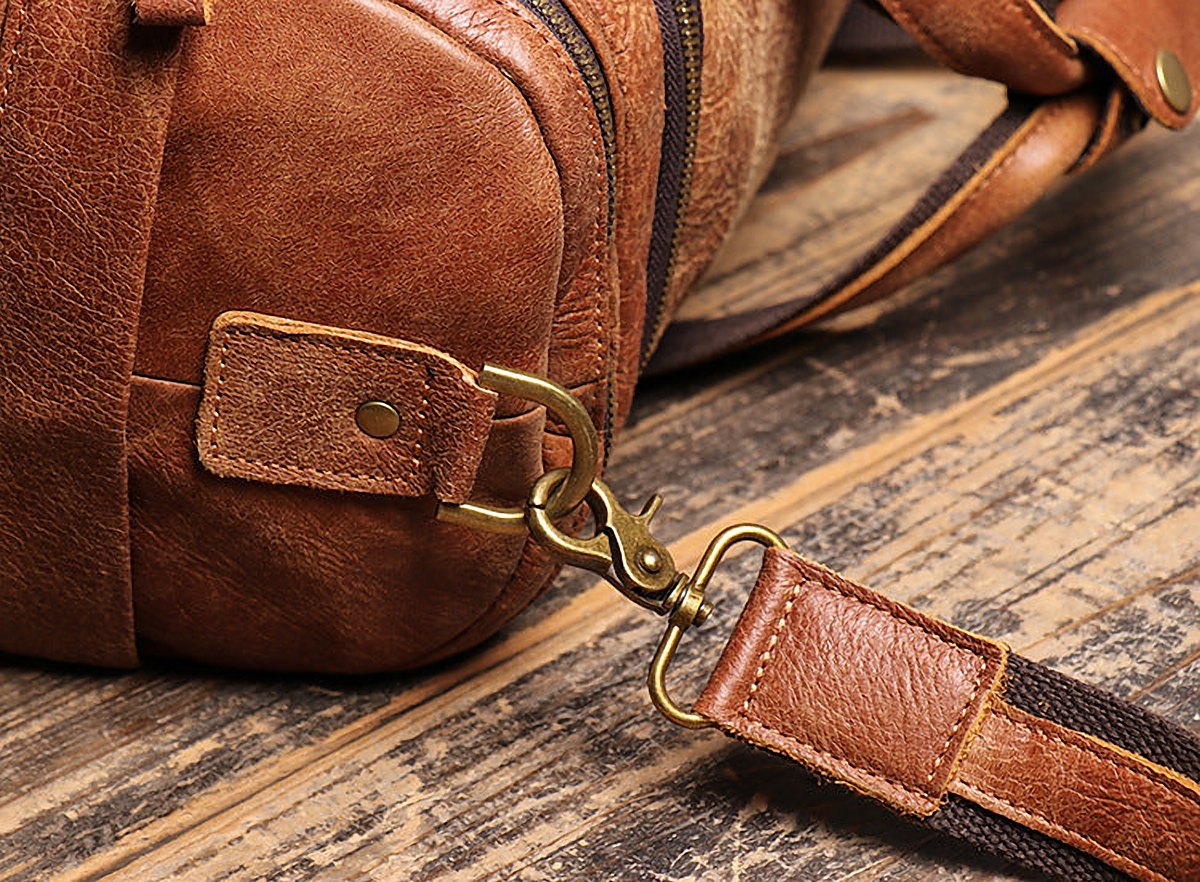 Ludlow Nubuck Leather Weekender – view 10