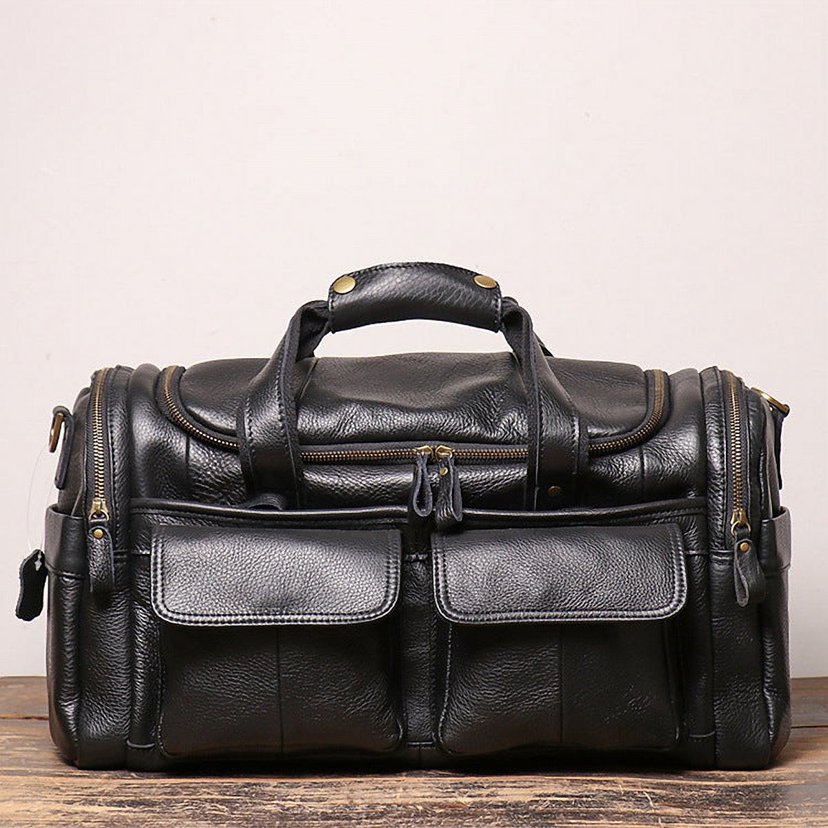 Ludlow Nubuck Leather Weekender – view 1