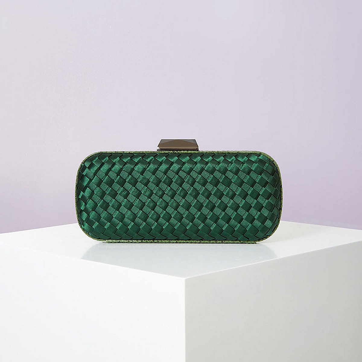 Zinnia Woven Silk Evening Bag – view 1