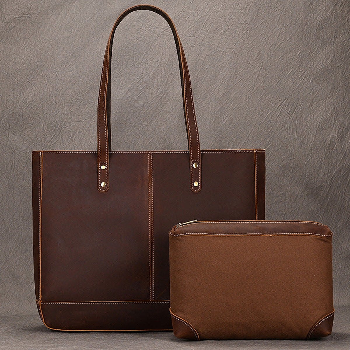 Thorne Men's Leather Briefcase – view 2