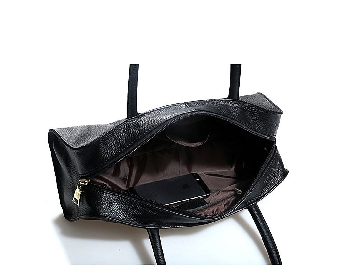 Margaux Leather Top Handle Bag – view 3