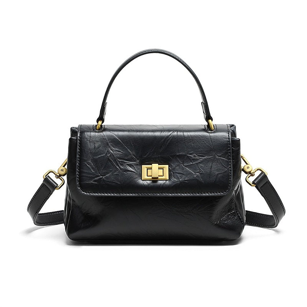 Vienne Leather Top Handle Crossbody Bag – view 5